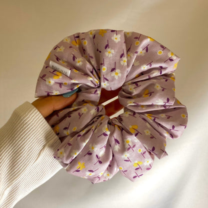 Handmade hair scrunchies | Floral hair ties | Rochie Scrunchie & Co